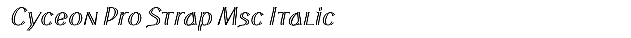 Cyceon Pro Strap Msc Italic image